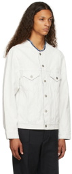 Maison Margiela White Denim Bianchetto Jacket