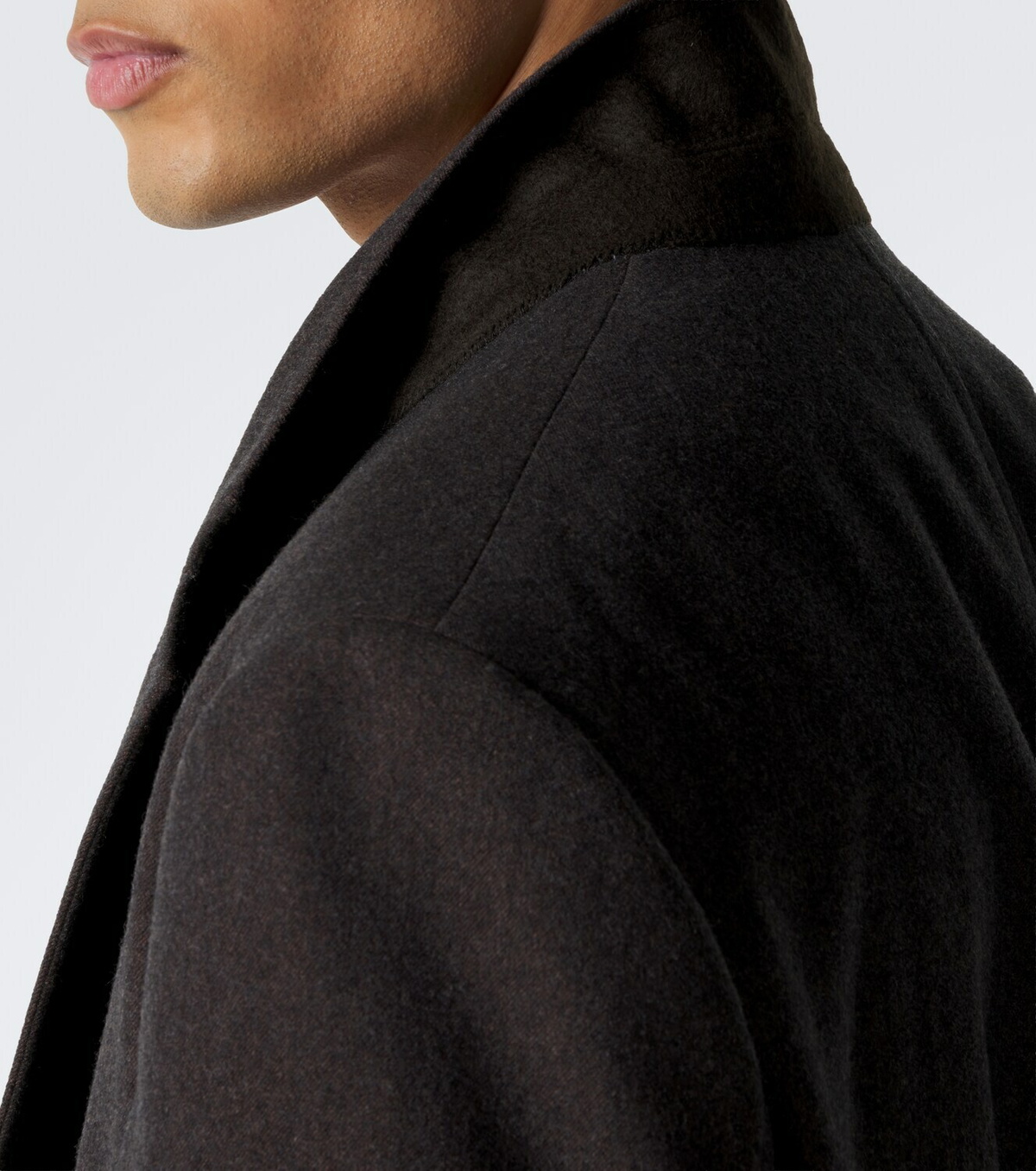 Lemaire Chesterfield wool and cotton overcoat