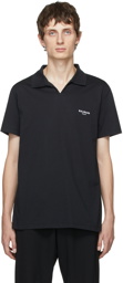 Balmain Flocked Logo Polo