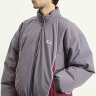 Balenciaga Men's Reversible Nylon Padded Jacket in Smoky Purple