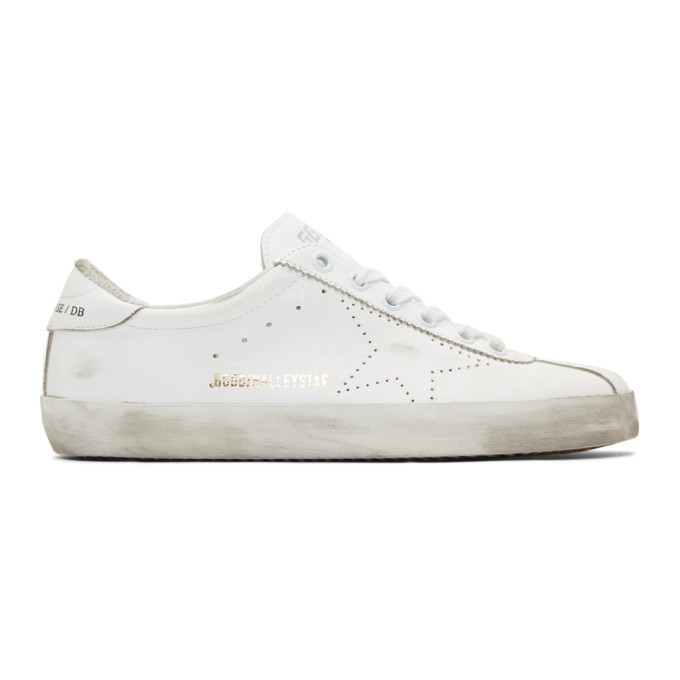 Golden Goose White Halleystar Sneakers Golden Goose Deluxe Brand