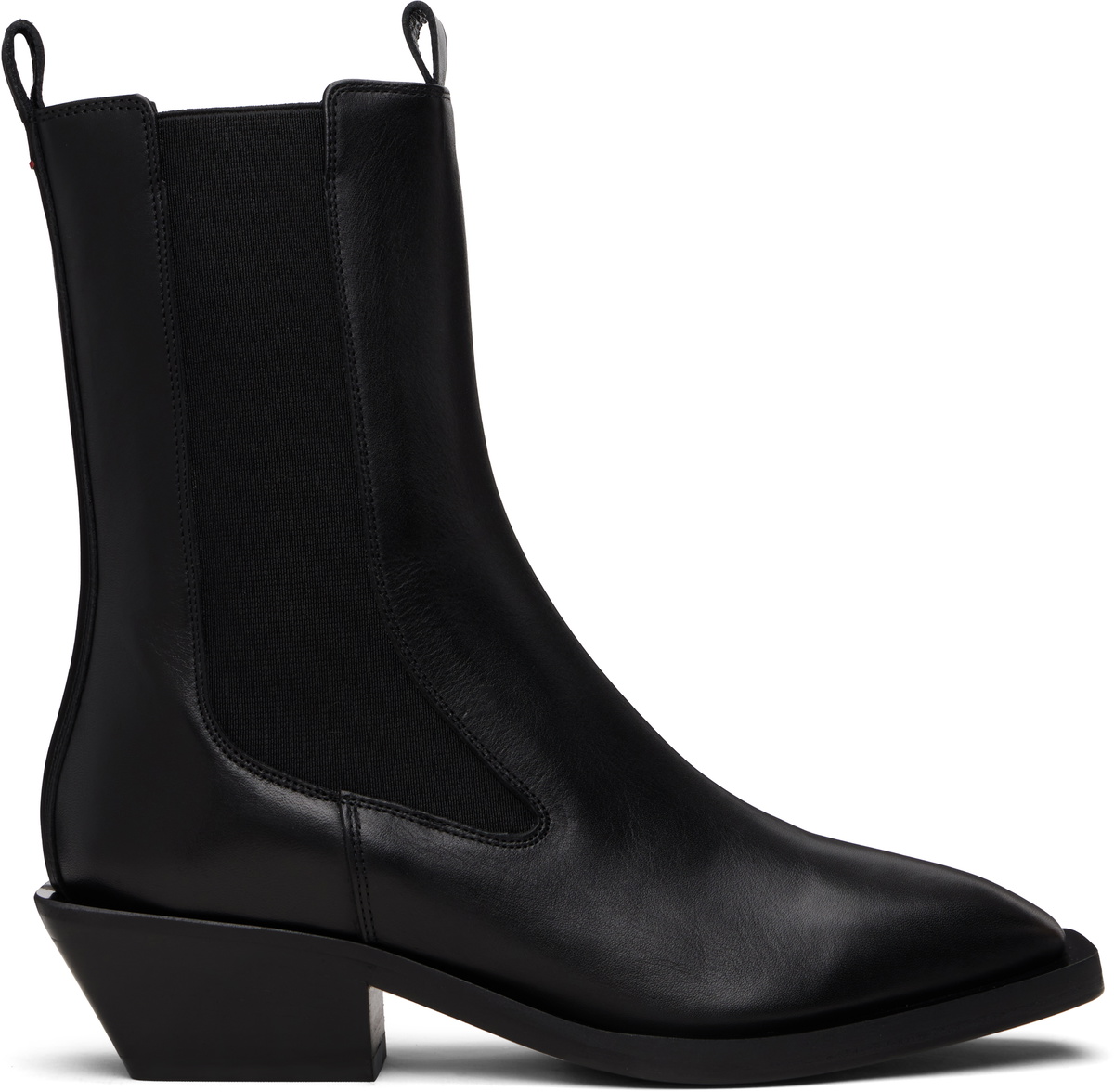 Aeyde Black Luna Chelsea Boots