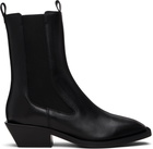 Aeyde Black Luna Chelsea Boots