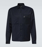 Zegna Techmerino padded overshirt