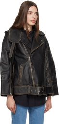 by Malene Birger Black Beatrisse Leather Jacket