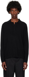 LISA YANG Black Emil Polo