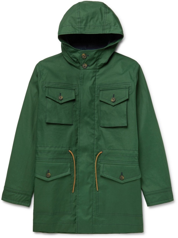 Photo: TOD'S - Oversized Cotton Hooded Parka - Green