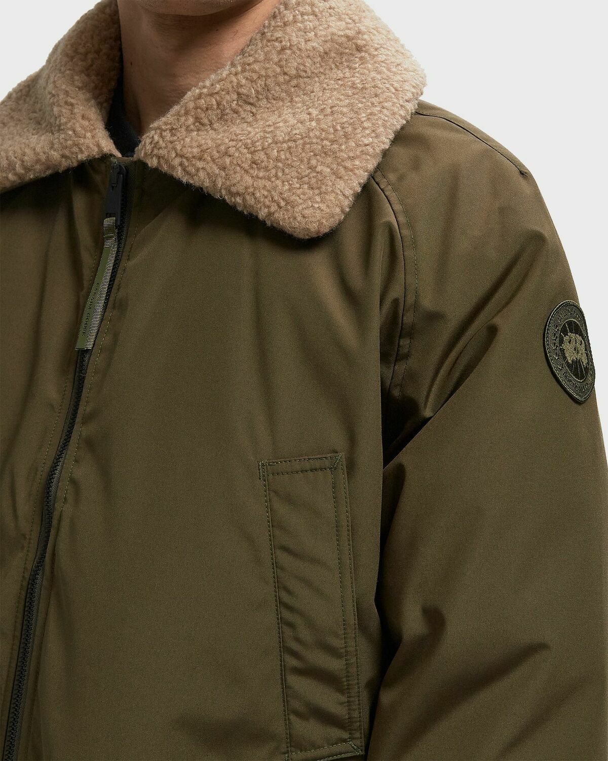Canada Goose Chilliwack Aviator Bomber Brown Mens Bomber Jacket