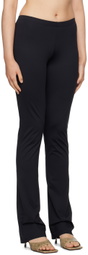 BINYA Black Elasticized Trousers