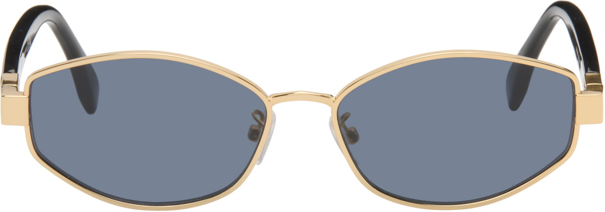 Fendi Gold Tube Sunglasses