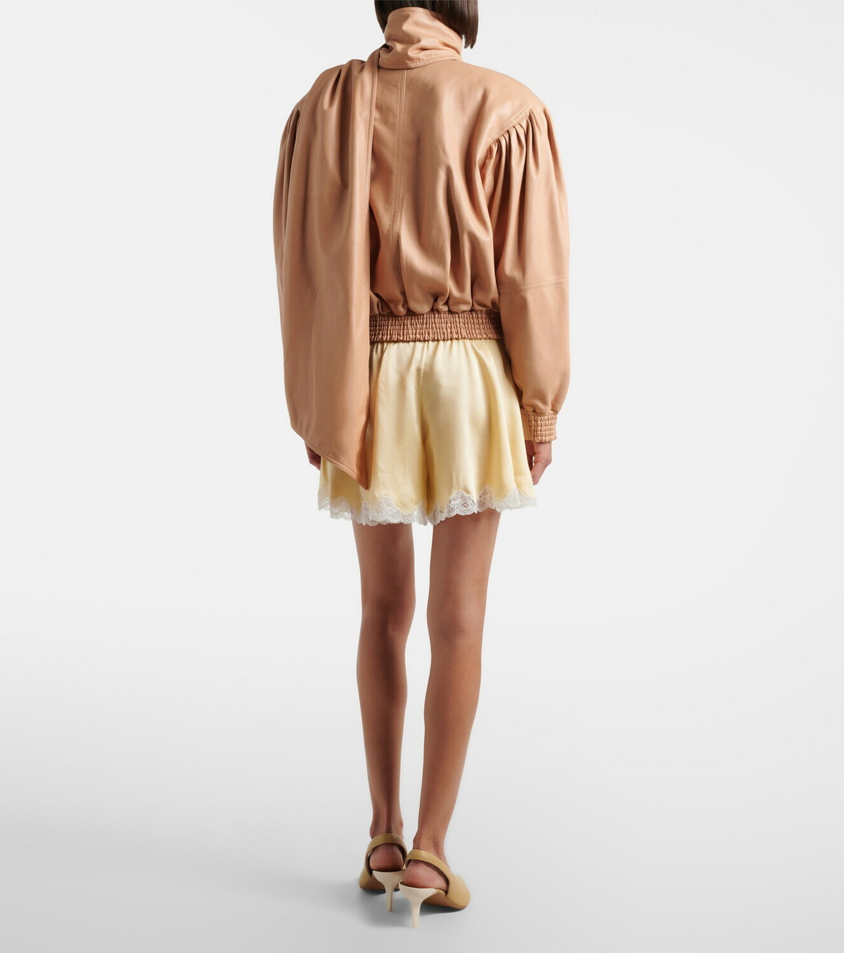Chloé Silk satin shorts