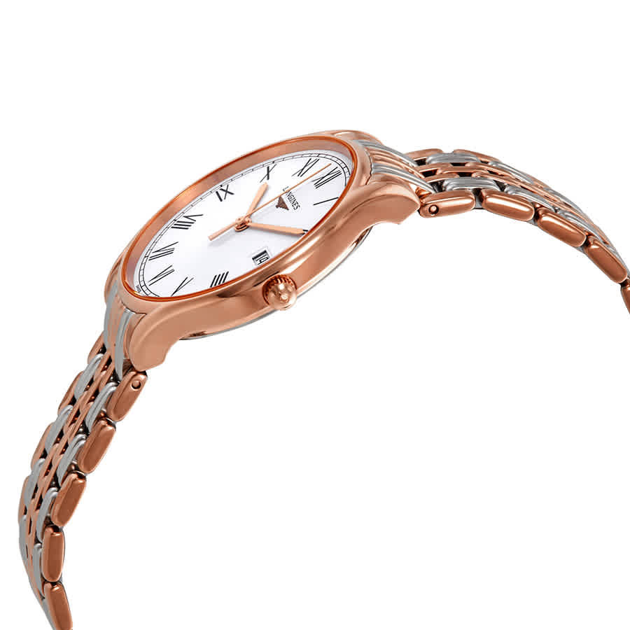 Longines Lyre White Matt Dial Ladies Two Tone Watch L43591117