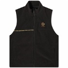 Magenta Men's Spot Hunter Fleece Vest in Black