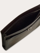 Ferragamo Mens Gancini pouch in Green
