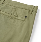 NN07 - Crown Slim-Fit Stretch-Cotton Twill Shorts - Green