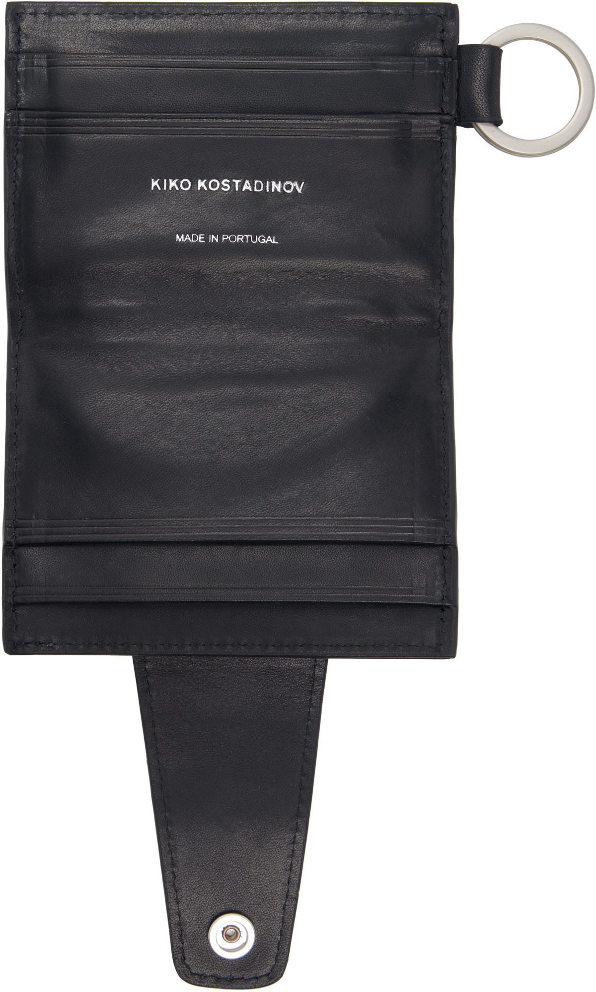 Kiko Kostadinov Black Orvos Card Holder
