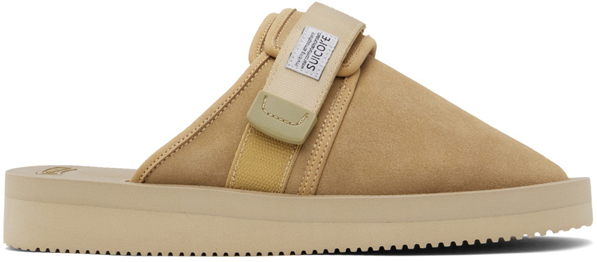 Suicoke Beige ZAVO-VS Slippers