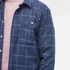 Foret Men's Hush Check Shirt in Navy