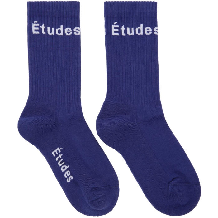 Photo: Études Blue Logo Track Socks 