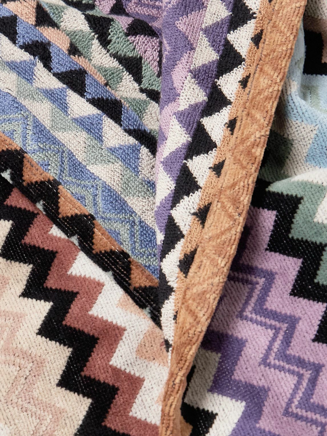 Missoni Home - Adam Striped Cotton-Terry Hooded Robe - Multi