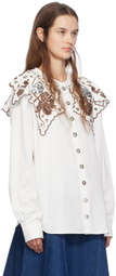 Chopova Lowena White Marlin Shirt