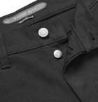 Alexander McQueen - Skinny-Fit Striped Stretch-Cotton Jeans - Men - Black