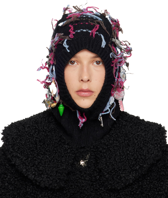 Photo: Chopova Lowena Black Washed Up Balaclava