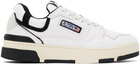 AUTRY White & Black CLC Sneakers