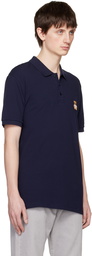 Moschino Navy Teddy Bear Polo