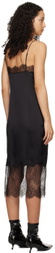 ANINE BING Black Amelie Midi Dress