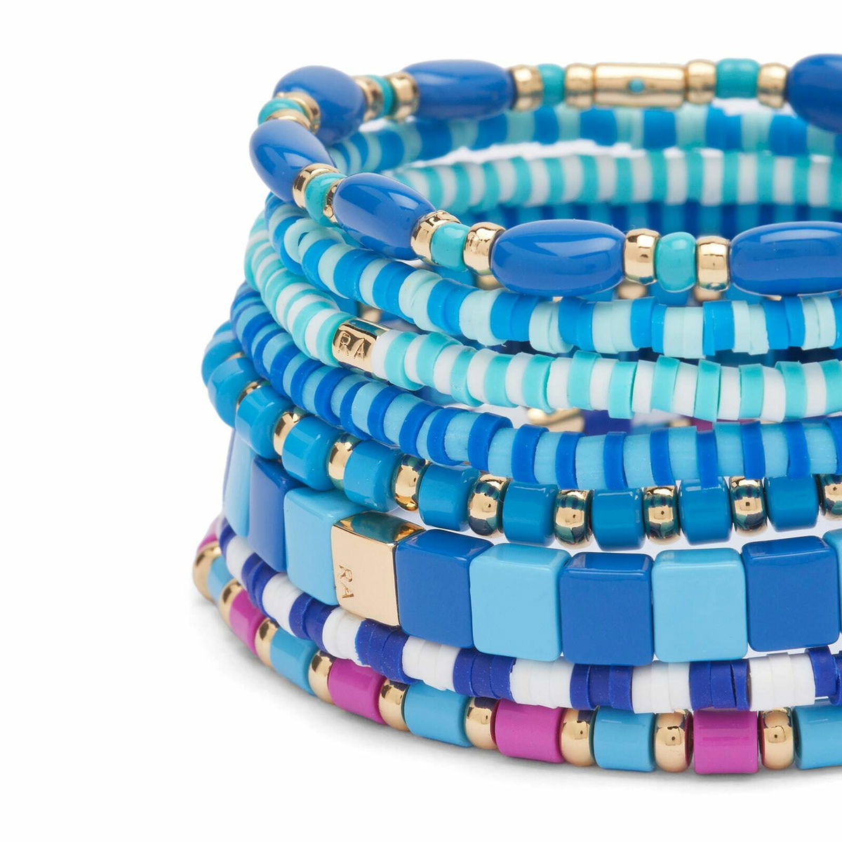 Roxanne Assoulin Women's Colour Therapy Bracelets Set in Blue 