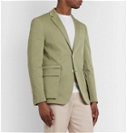 Fendi - Slim-Fit Unstructured Cotton-Blend Gabardine Blazer - Green