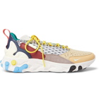 Nike - React Sertu Leather, Suede and Grosgrain Sneakers - Multi