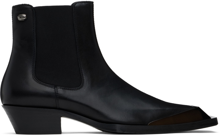 Photo: Diesel Black D-Tona Chelsea Boots