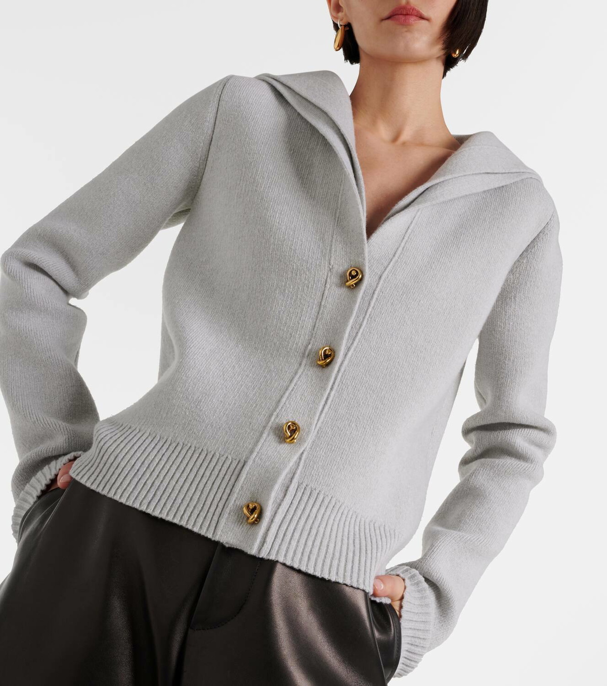 Bottega Veneta Knot wool cardigan Bottega Veneta