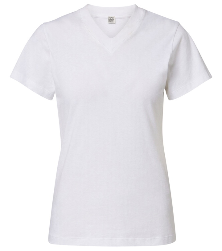 Photo: Toteme Cotton jersey T-shirt