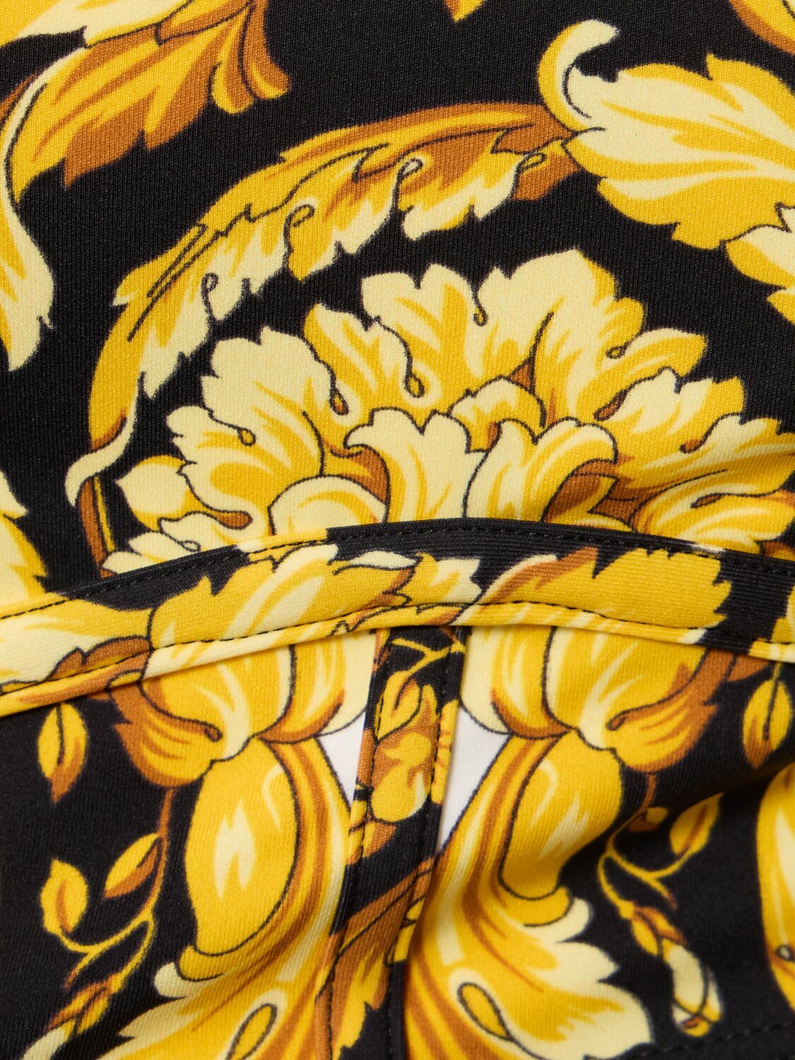 VERSACE - Barocco Printed Jersey Crop Top