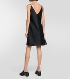 Jil Sander Scalloped crêpe minidress