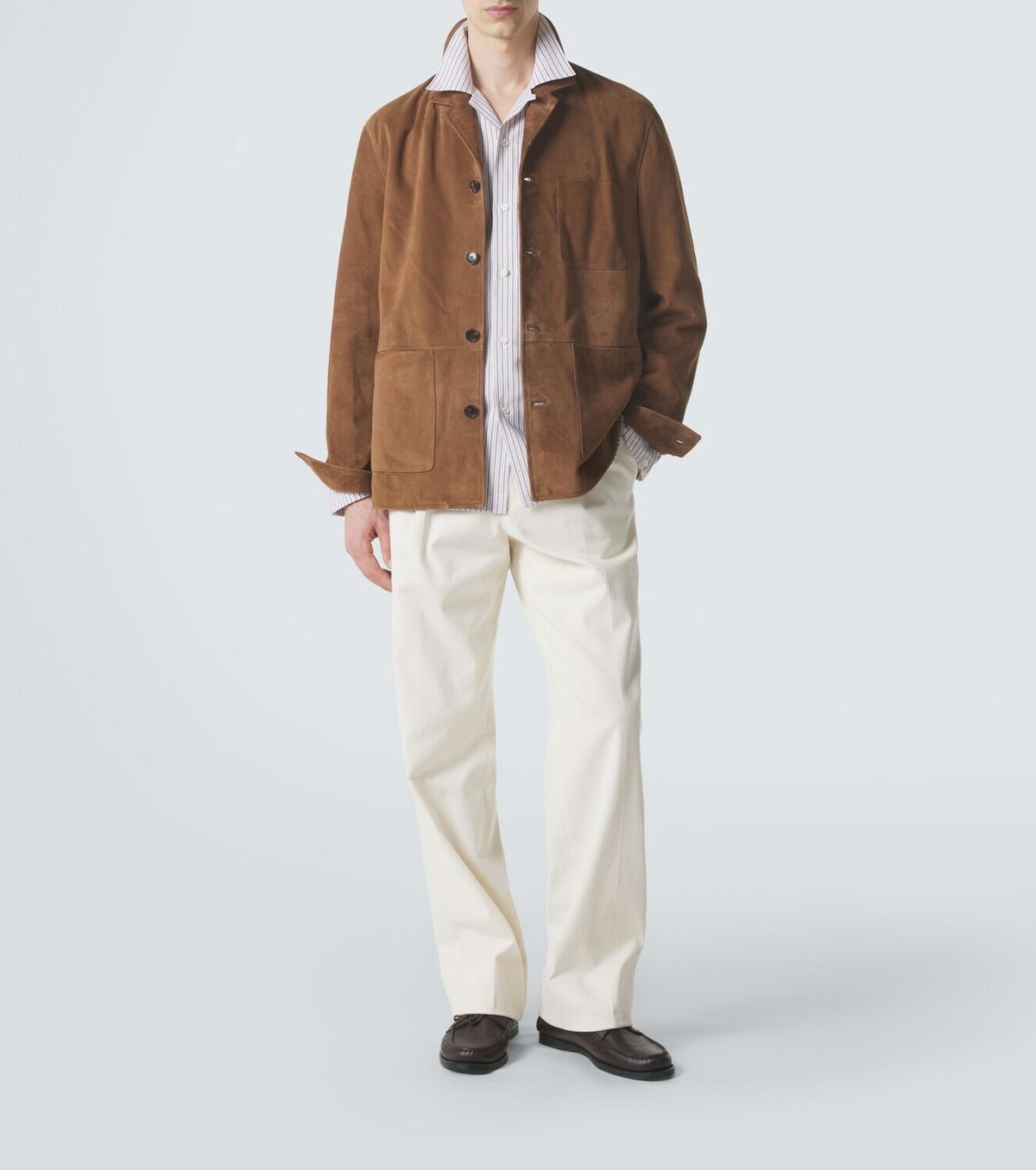 Umit Benan Santiago suede jacket