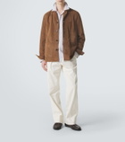 Umit Benan Santiago suede jacket