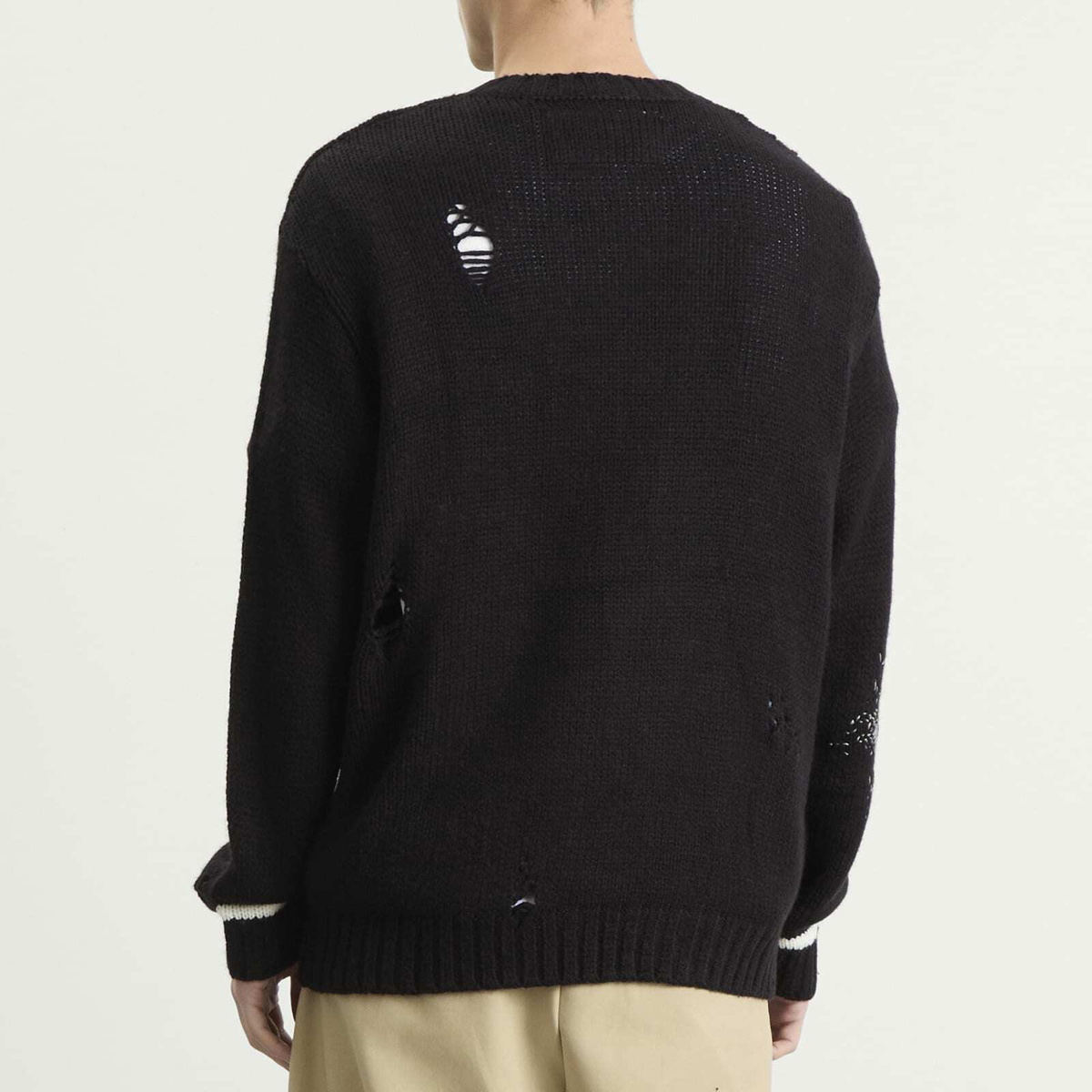 Neighborhood Men's Savage Crewneck Sweater in Black Neighborhood
