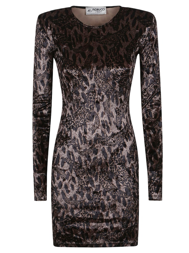 Photo: Fiorucci Velour Padded Mini Dress