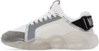 Moschino White Logo Tape Teddy Sneakers