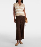 Velvet Mariette cotton and cashmere sweater vest