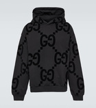 Gucci Jumbo GG cotton jersey hoodie