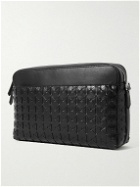 Serapian - Mosaico Woven Leather Messenger Bag