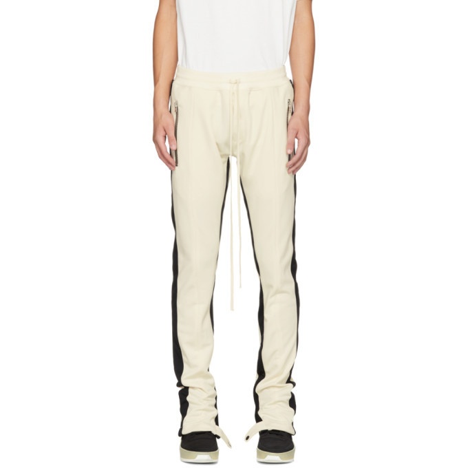 Photo: Fear of God White Double Stripe Track Pants