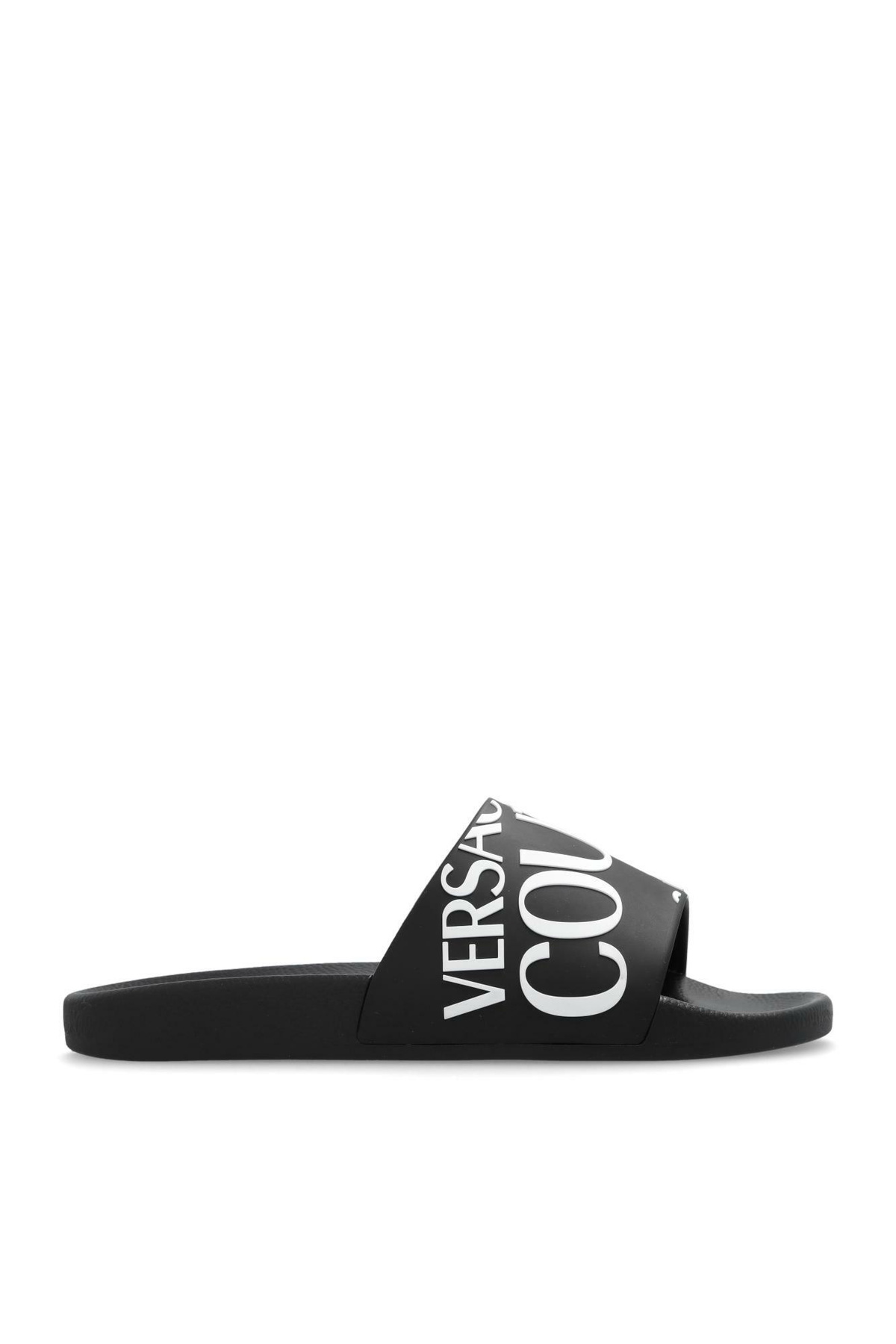 VERSACE - Baroque Print Rubber Slide Sandals Versace