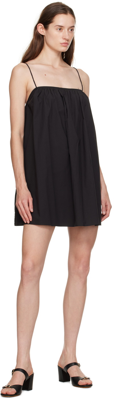 Matteau Black Square Neck Minidress
