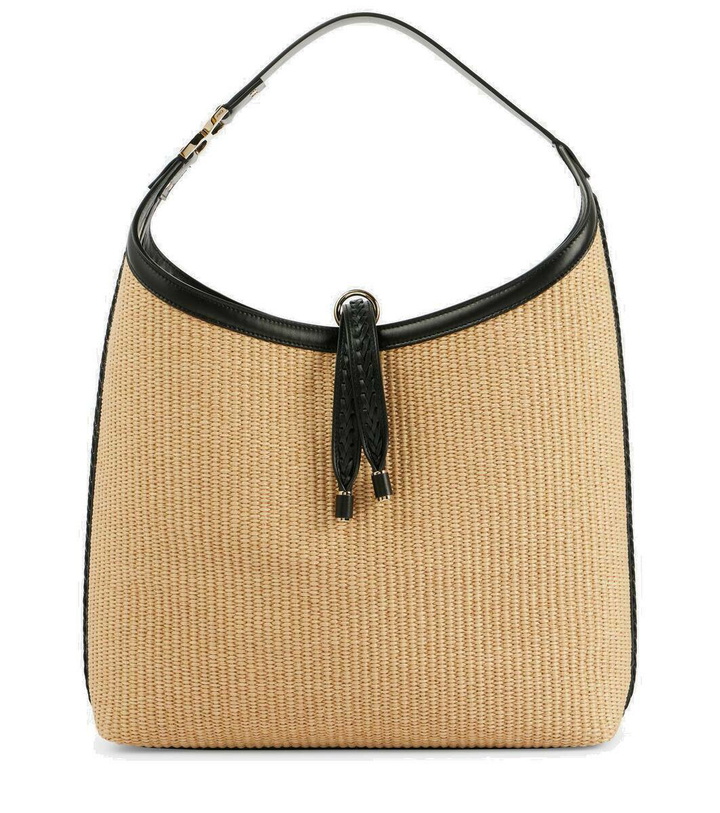 Photo: Chloé Marcie Small raffia shoulder bag